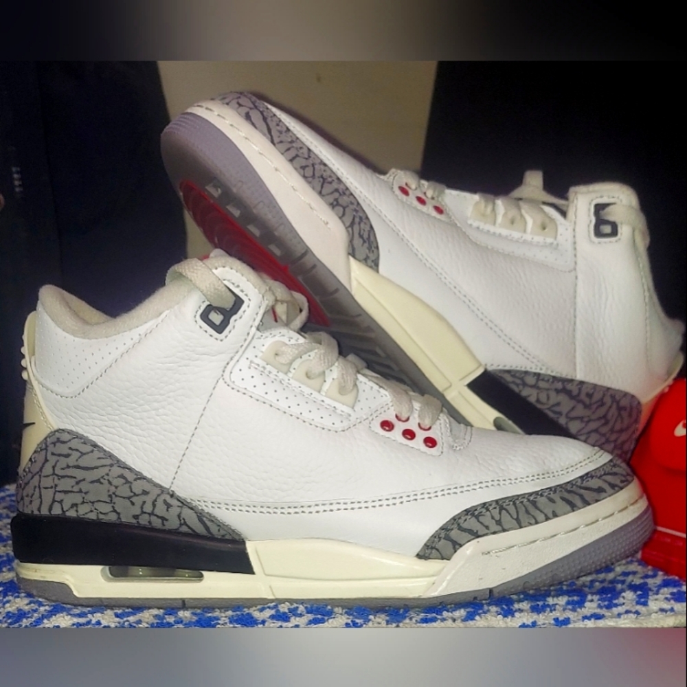Air Jordan 3 White Cement